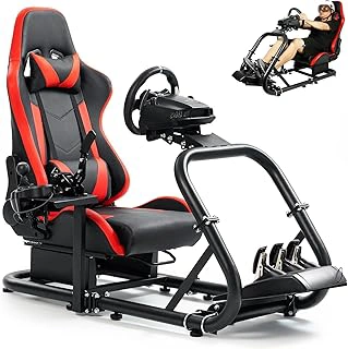 Marada Racing Sim Cockpit Stand with Comfortable Seat