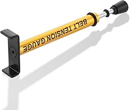 Adjustable 10 Lbs Belt Tension Gauge for Motorcycle & Bicycle Drive Belts, Yellow