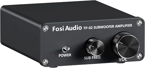 Fosi Audio TP-02 Mini Mono Subwoofer Amplifier with TDA7498E Chip
