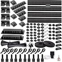 314-Piece Cord Organizer & Cable Management Kit for Desk & TV