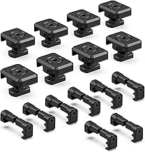 Pressure Switch Cable Management Kit for M-LOK/Picatinny Rail (16-Pack, Black)