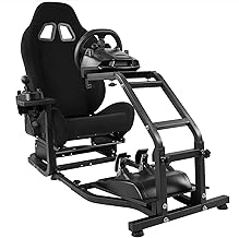 Dardoo Racing Sim Cockpit with Adjustable Seat for G920, G923, T150, T300RS GT