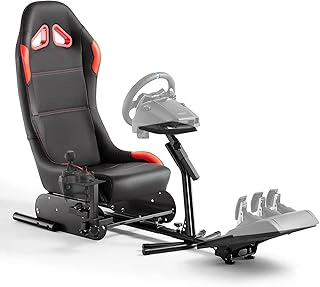 DIWANGUS Sim Racing Cockpit with Seat for Logitech/Thrustmaster Wheels, Xbox/PS/PC