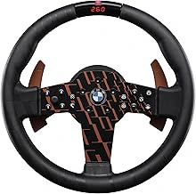 Amazon.com: FANATEC Sim Racing CSL Steering Wheel BMW – Rubberized Grip, LED Display, RevStripe, Metal Shifter Paddles – PC, PS5, PS4 : Video Games