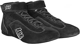 K1 Race Gear K1 Challenger Nomex® Adult Auto Racing Shoes - SFI 3.3/5 - Black - Size 10.5