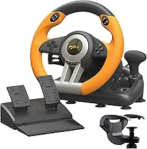 PXN V3 Pro PC Racing Wheel with Pedals, 180 Degree