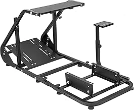 Marada Adjustable Racing Steering Wheel Simulator Cockpit Stand